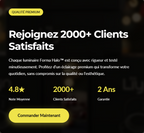 Forma Halo™ - Lampe Murale Halo Design (Blanc Chaud & Froid)