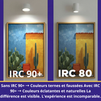 Forma Halo™ - Lampe Murale Halo Design (Blanc Chaud & Froid)